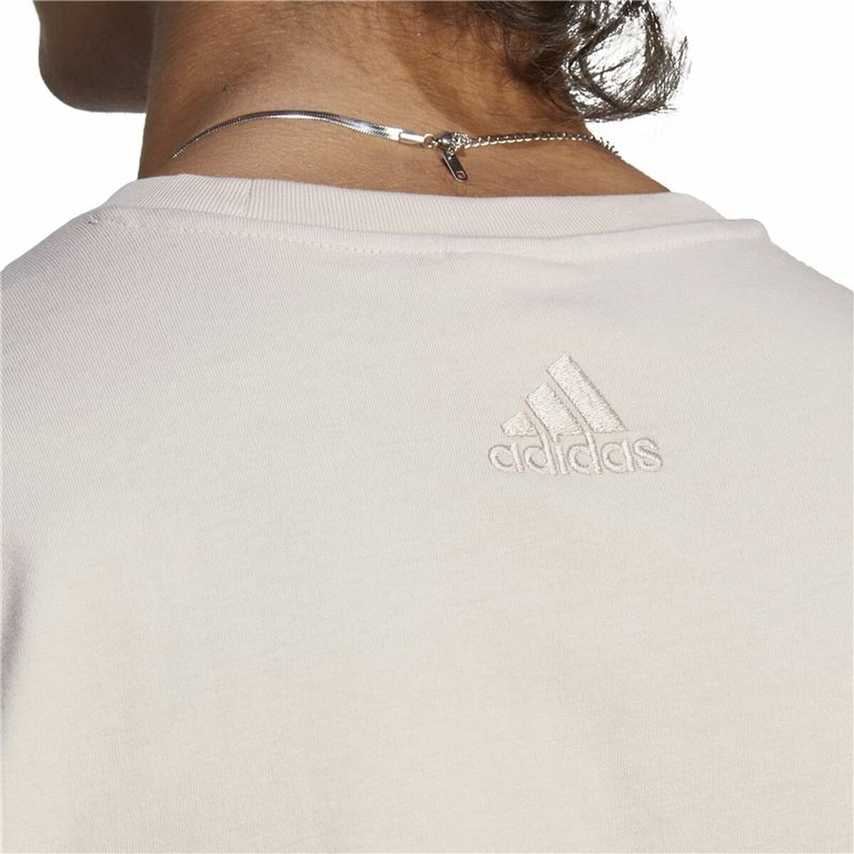 T-shirt med kortärm Herr Adidas Essentials Beige - 7