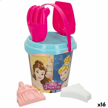 Strandleksaker set Princesses Disney Ø 18 cm (16 antal)