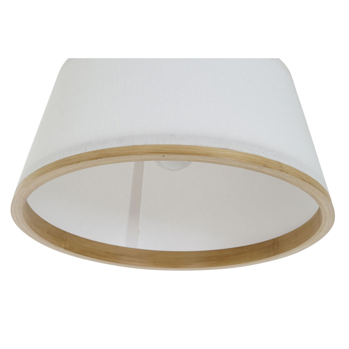 Taklampa DKD Home Decor Vit Brun Naturell Bambu 50 W 30 x 30 x 20 cm - 6