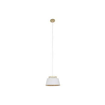 Taklampa DKD Home Decor Vit Brun Naturell Bambu 50 W 30 x 30 x 20 cm