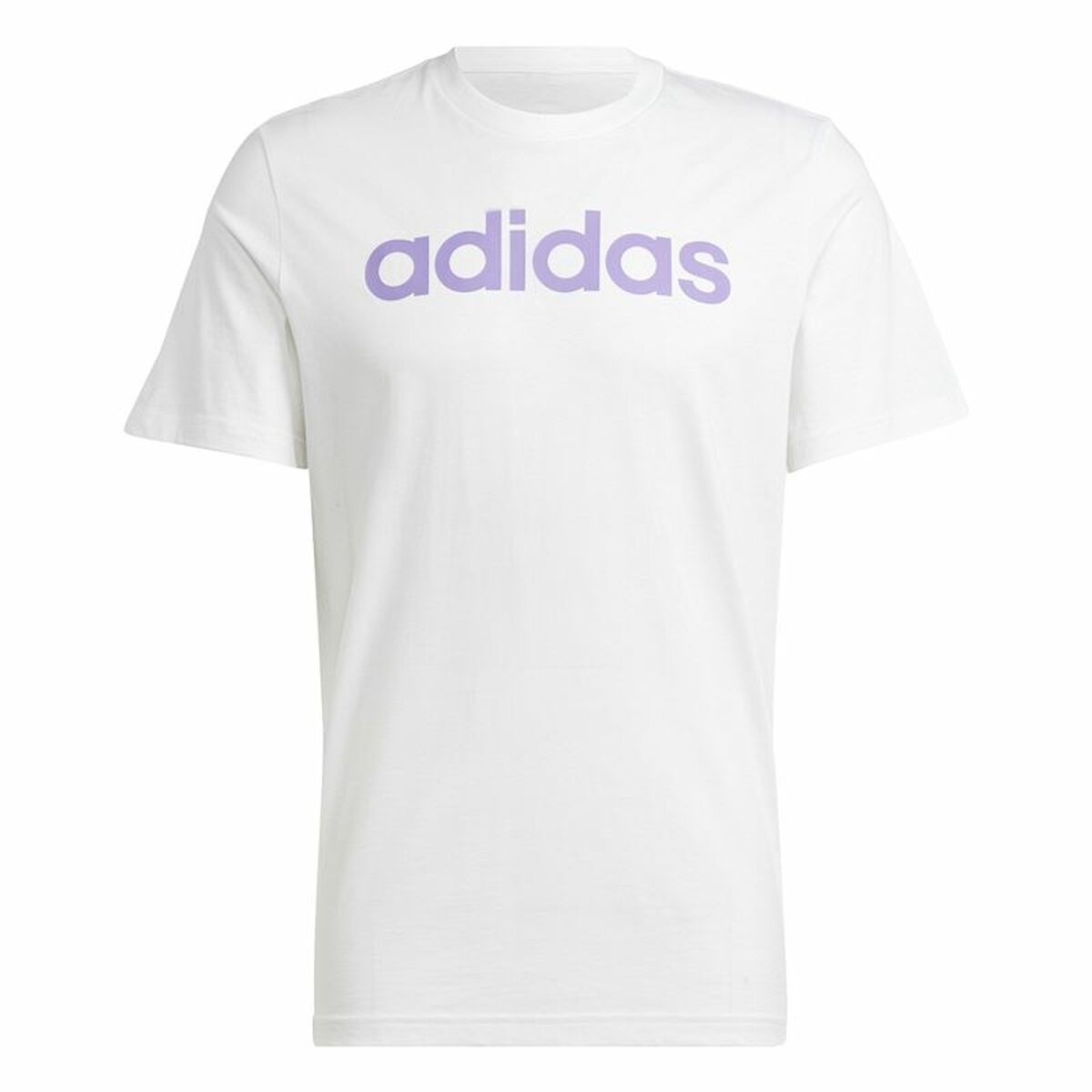 T-shirt med kortärm Herr Adidas Essentials Vit