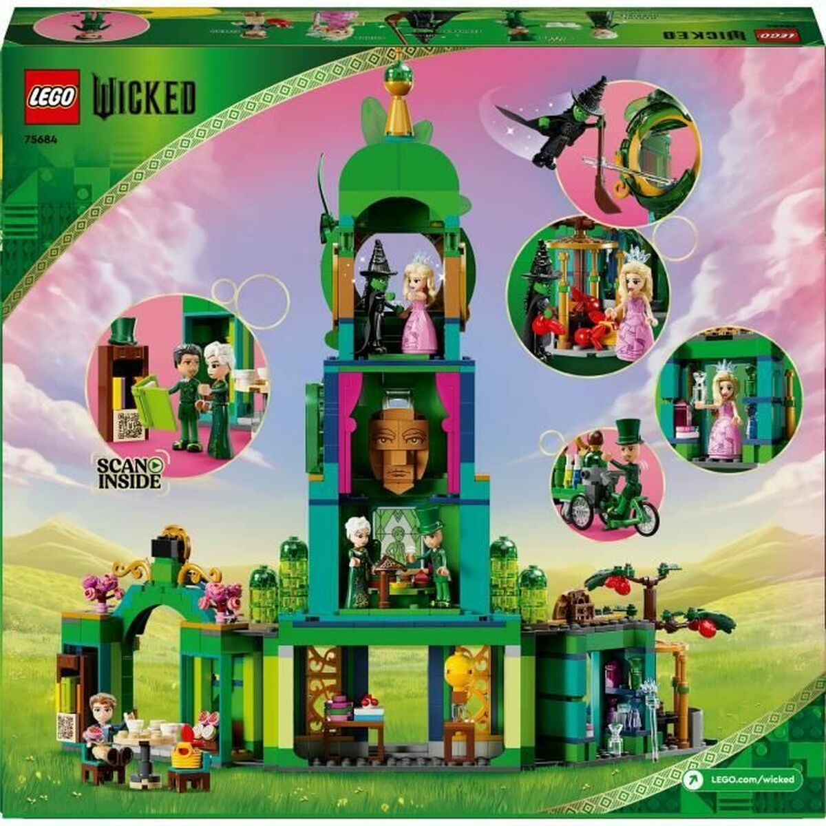 Byggsats Lego Wicked 75684 Welcome to Emerald City 945 Delar - 5