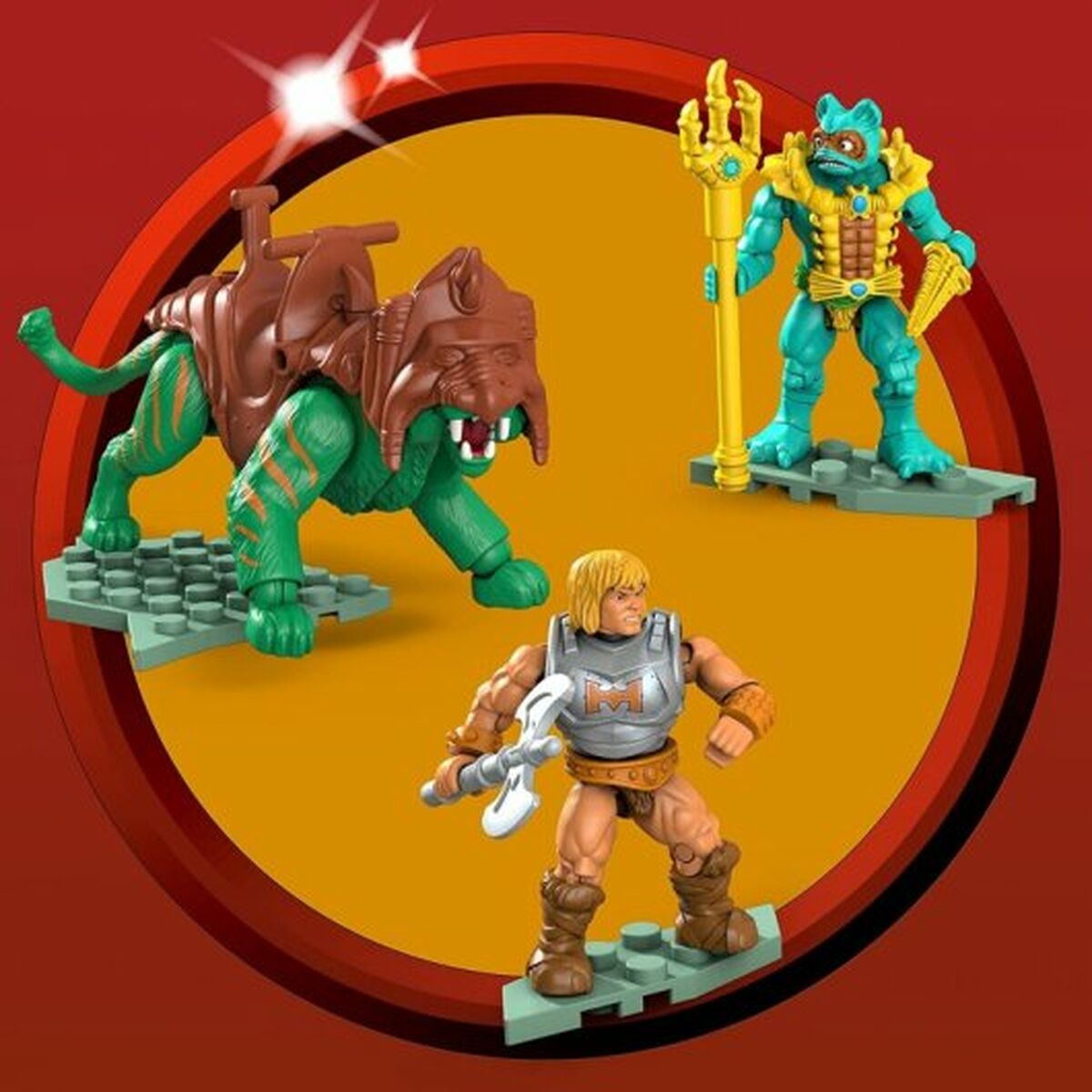 Actionfigurer Mattel Universe Battle Cat vs Roton 5 Delar - 8