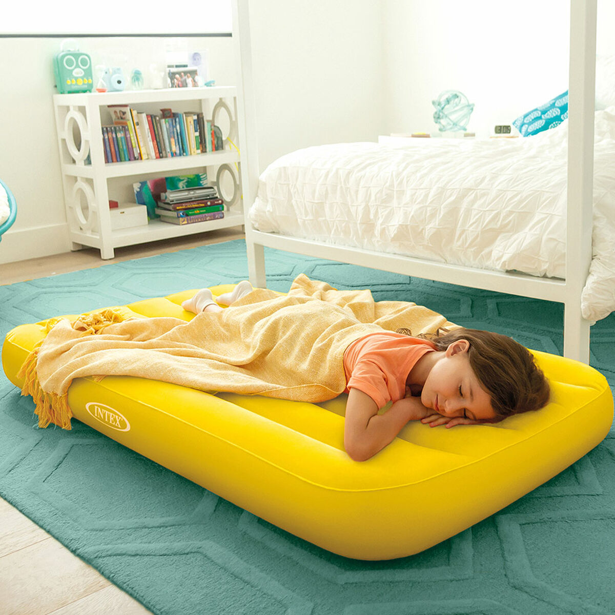 Luftmadrass Intex COZY KIDZ Barn 88 x 18 x 157 cm (6 antal) - 17