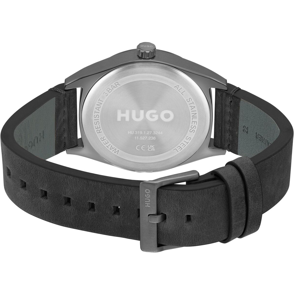 Unisexklocka Hugo Boss 1530250 Mörkgrå (Ø 41 mm) - 3