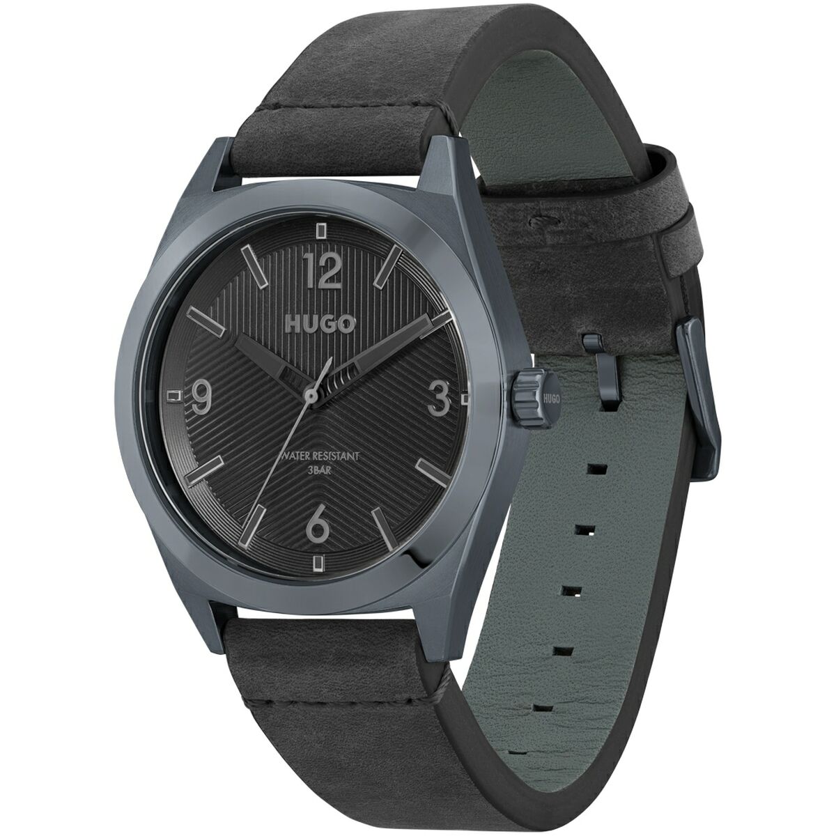 Unisexklocka Hugo Boss 1530250 Mörkgrå (Ø 41 mm) - 2