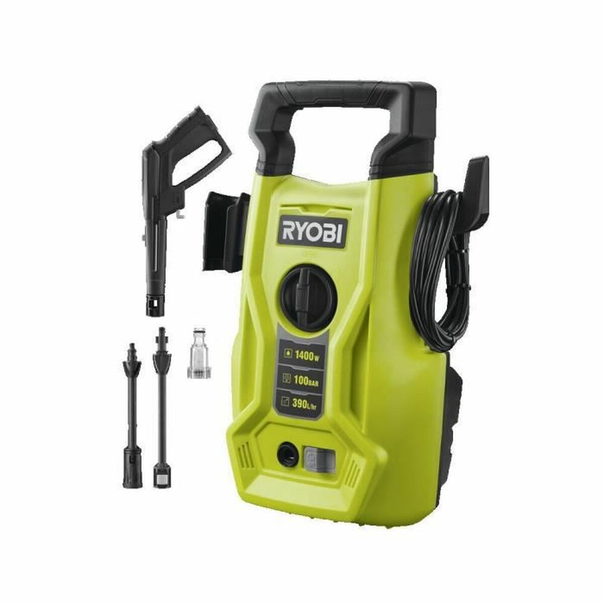Jet Tvätt Ryobi Ry100pwa Lance Vario 1400 W 100 bar 360 l/h
