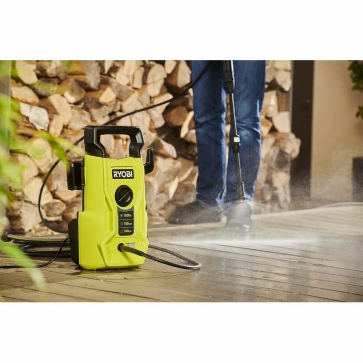 Jet Tvätt Ryobi Ry100pwa Lance Vario 1400 W 100 bar 360 l/h - 3