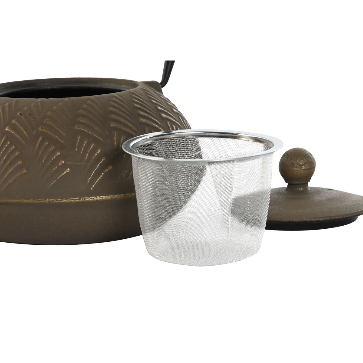 Tekanna Home ESPRIT Brun Svart Rostfritt stål Järn 900 ml (2 antal) - 5