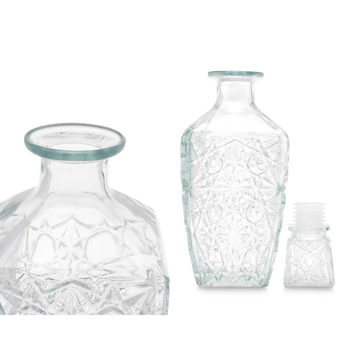Glasflaska Likör Stjärnor Transparent 900 ml (12 antal) - 2