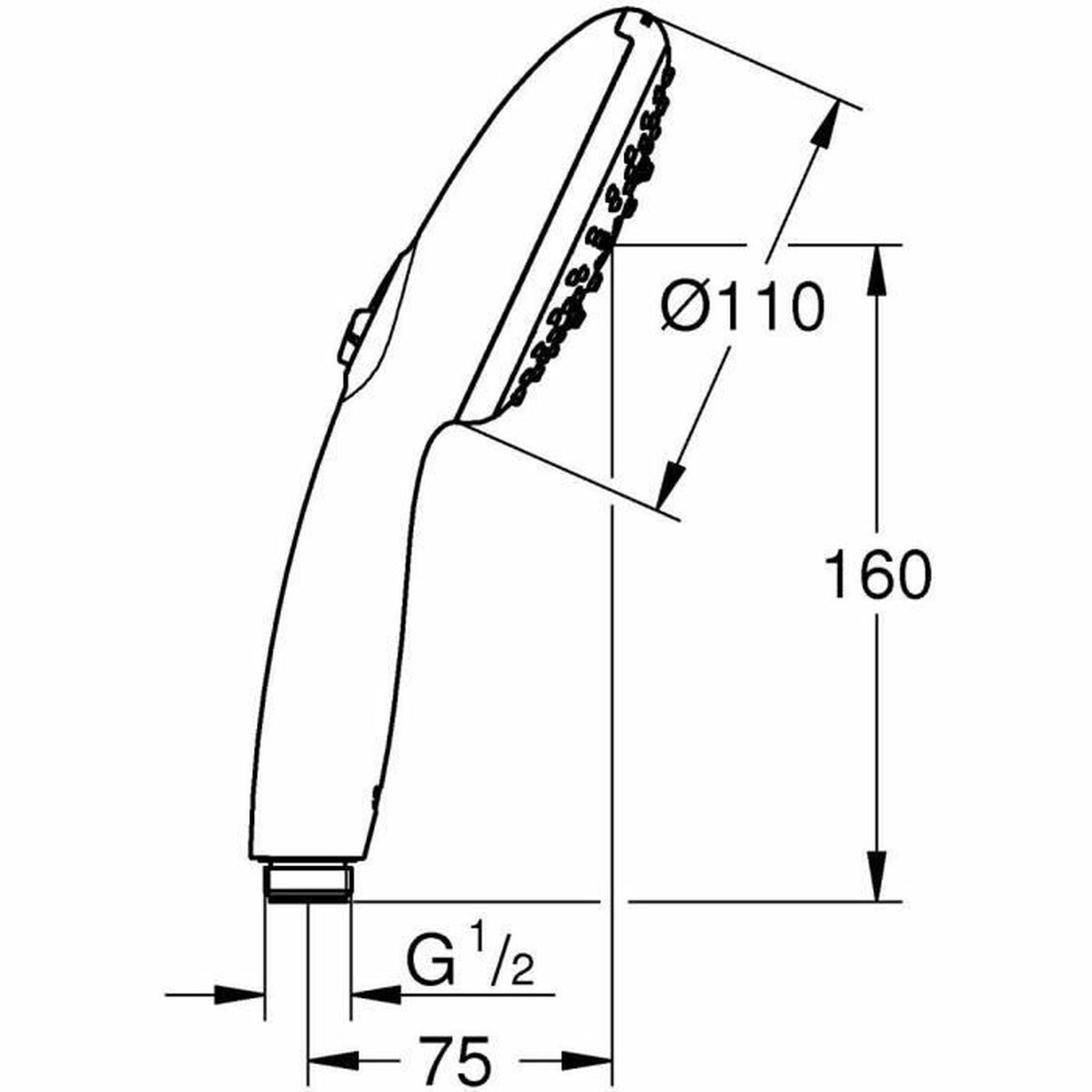 Duschros Grohe Plast - 3