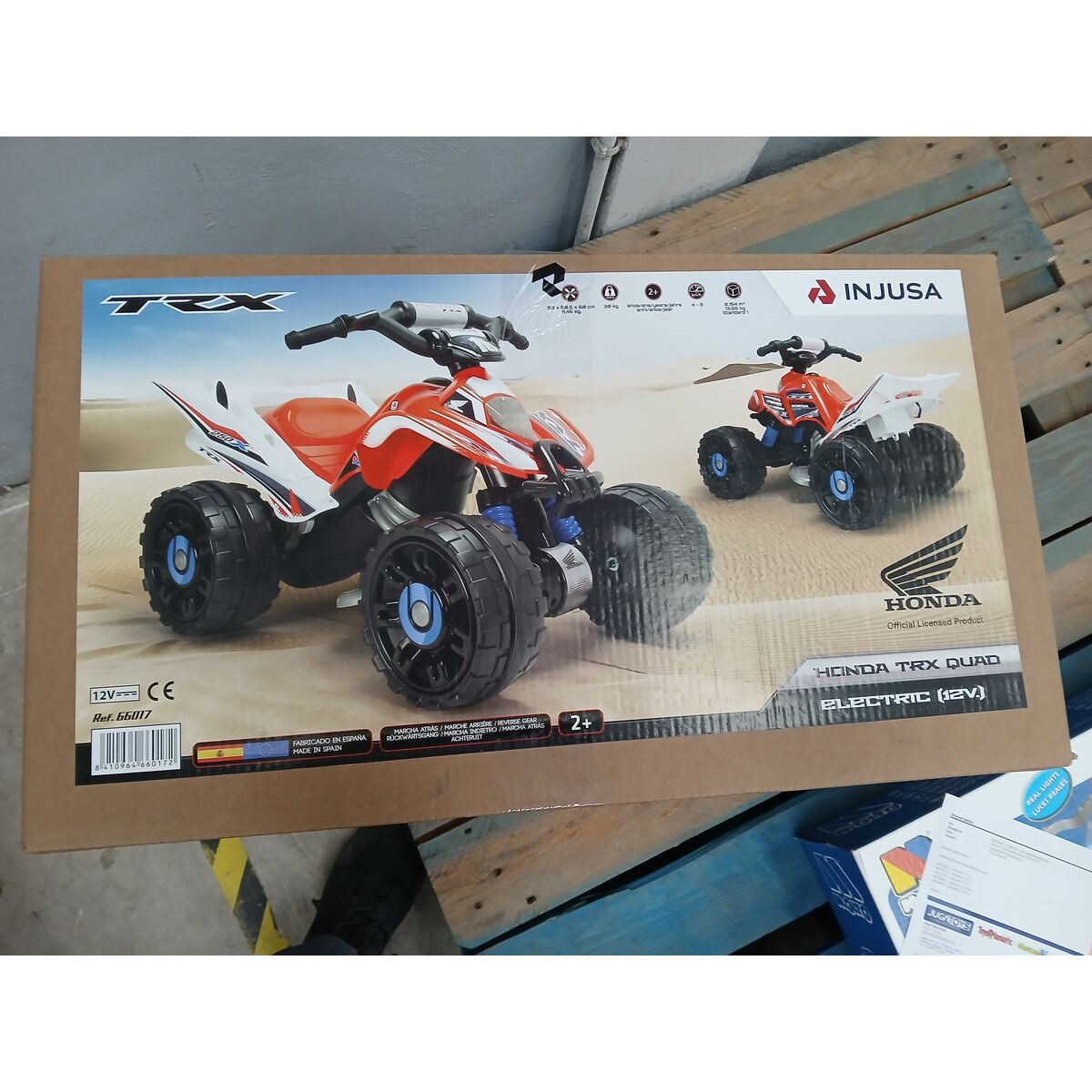 Elektrisk fyrhjuling Injusa Honda Atv 12V - 7