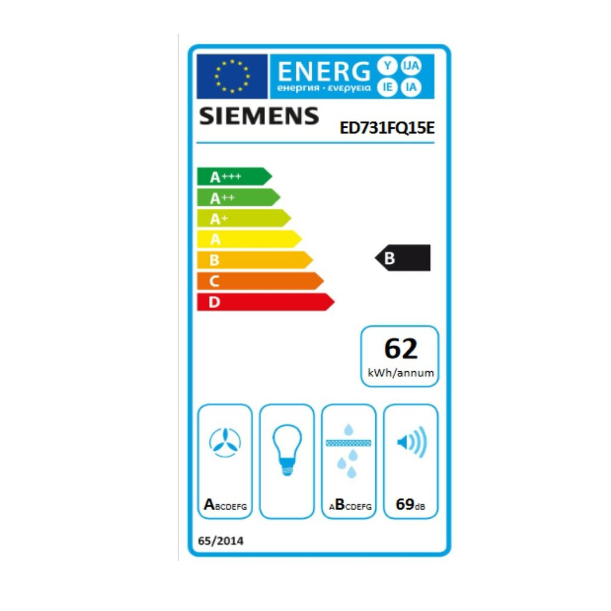 Induktionshäll Siemens AG ED731FQ15E 70 cm 7400 W - 2