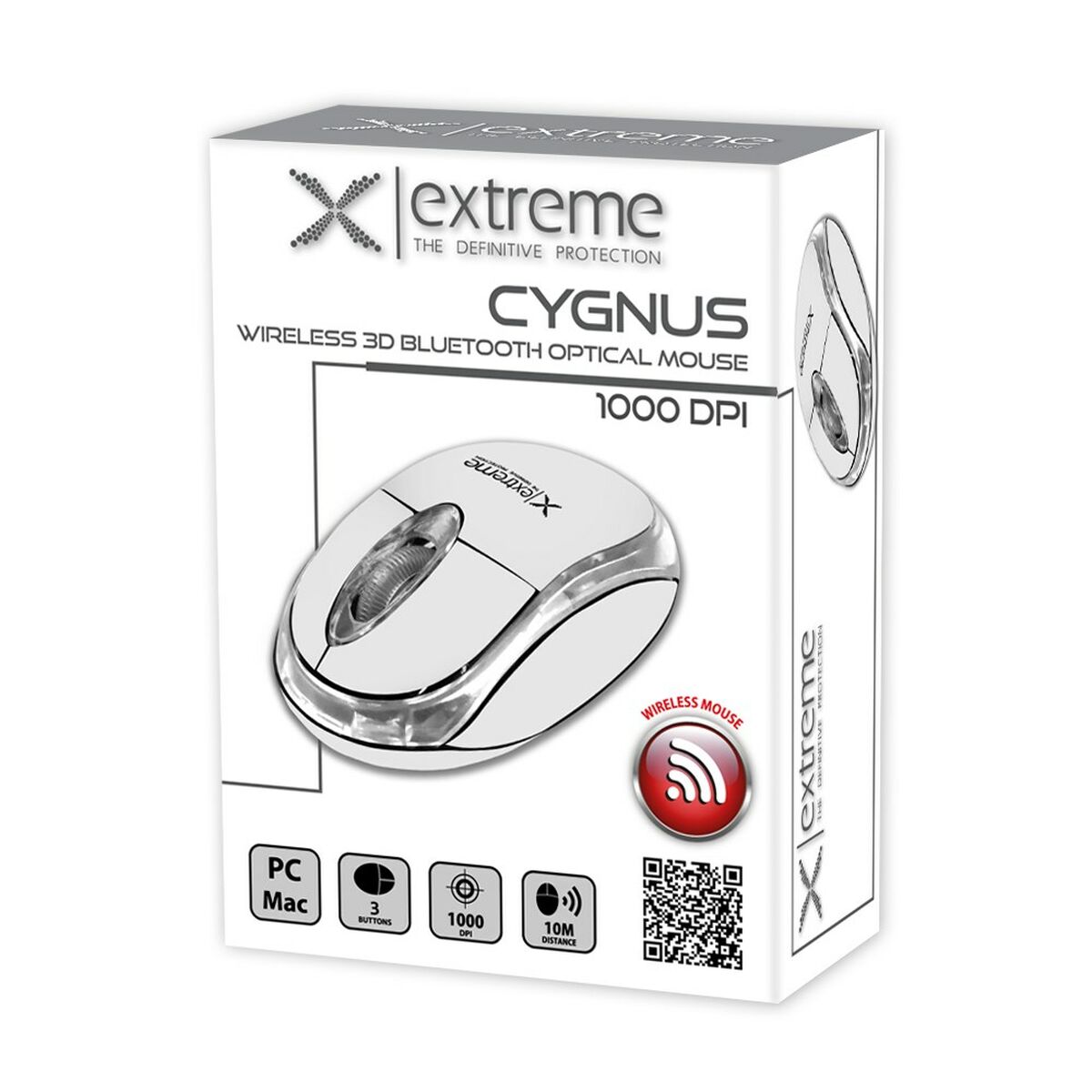 Trådlös Mus Extreme XM106W Vit - 2