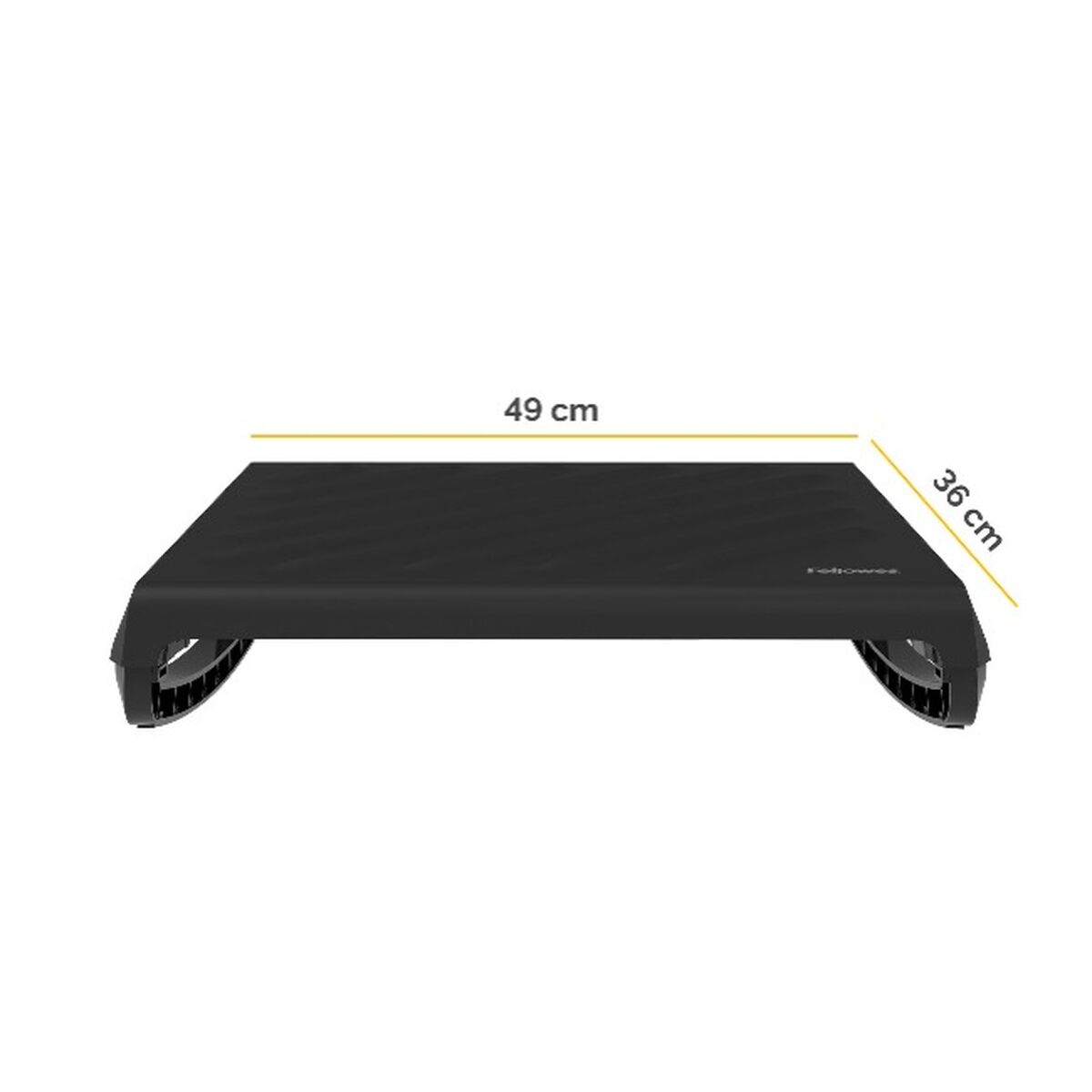 Ergonomisk fotpall Fellowes Svart 9,8 x 49 x 36 cm - 3