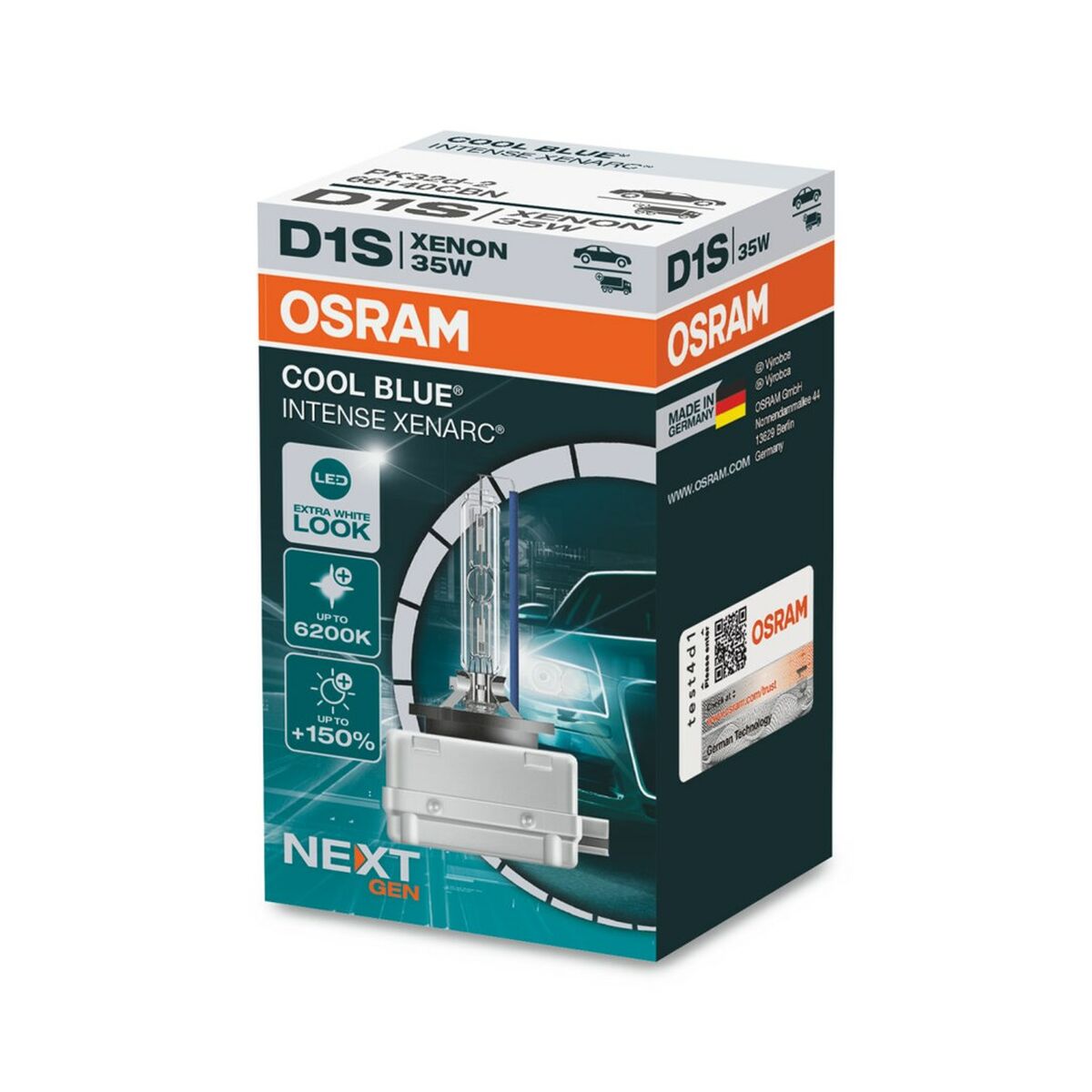 Glödlampa för bil Osram 66140CBN-HCB 35 W 6200 k (2 Delar) - 2