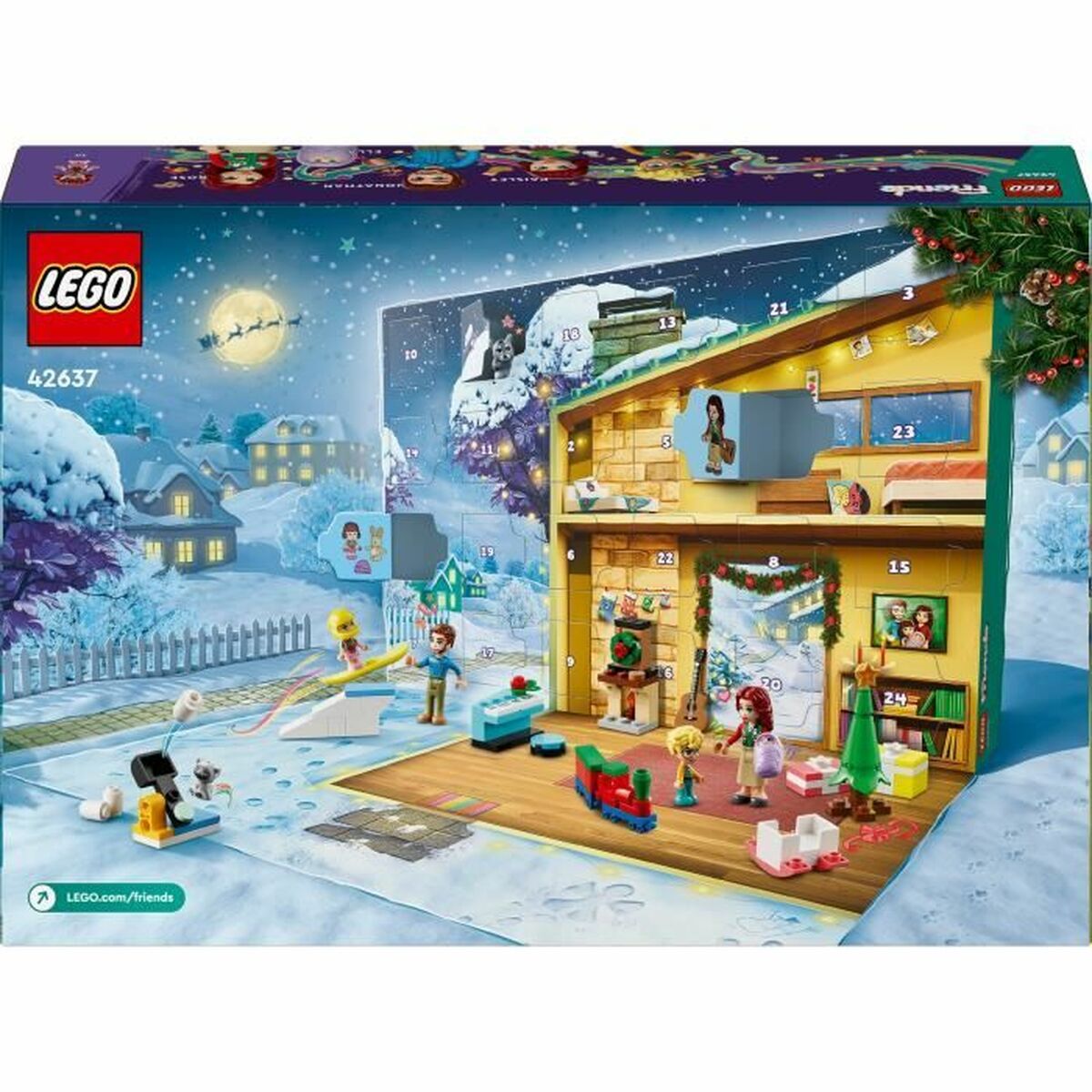 Byggsats Lego 42637 Advent Calendar 2024 Gifts Before Christmas Multicolour - 6