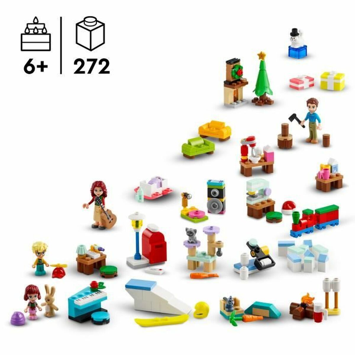 Byggsats Lego 42637 Advent Calendar 2024 Gifts Before Christmas Multicolour - 2