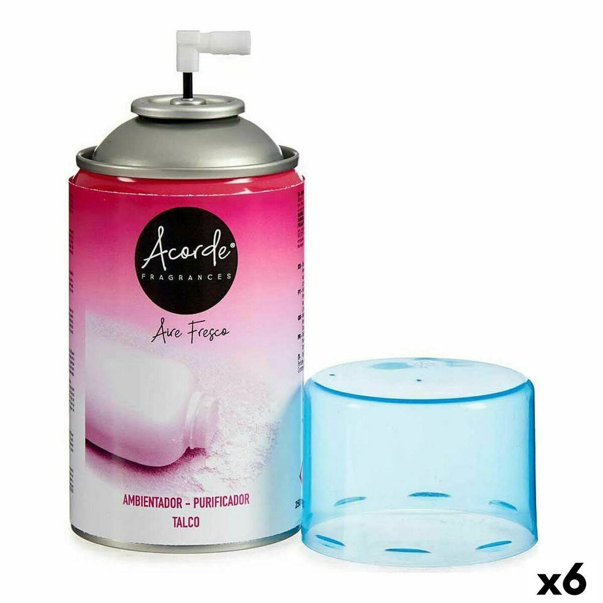 Refill Till Luftfräschare Acorde Talk 250 ml (6 antal)