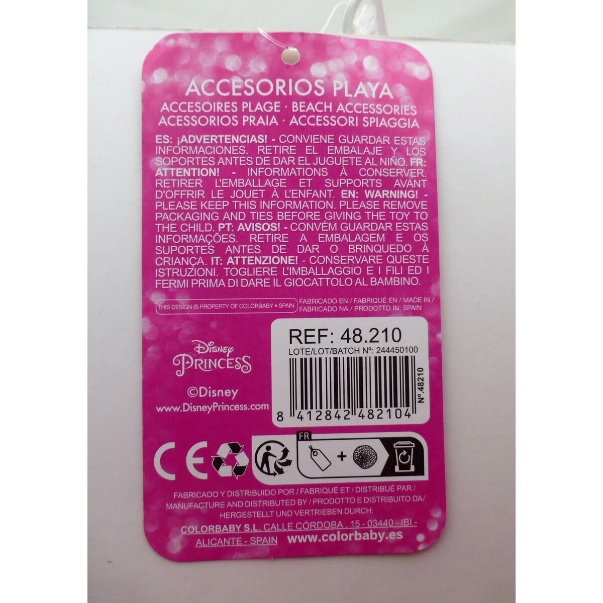 Strandleksaker set Princesses Disney Ø 18 cm (16 antal) - 8