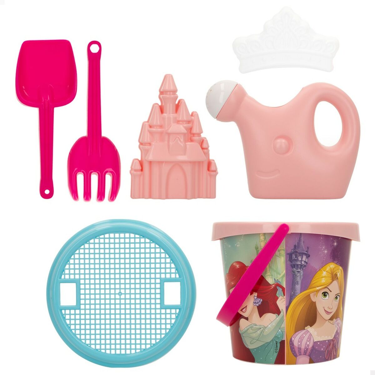 Strandleksaker set Princesses Disney Ø 18 cm (16 antal) - 2