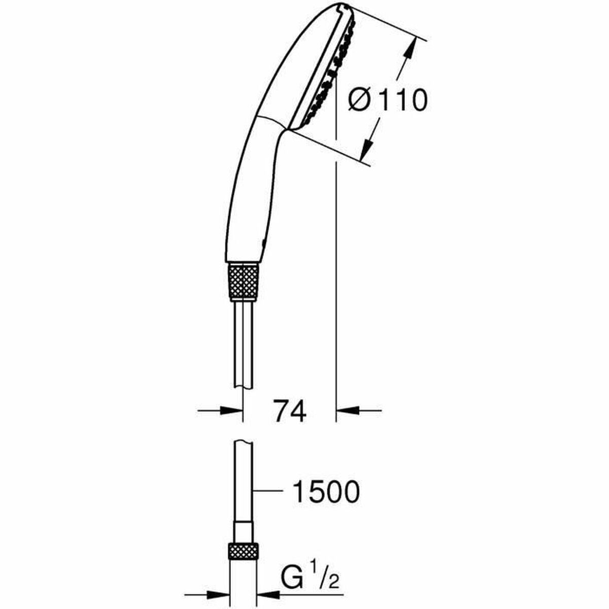 Duschros Grohe Plast - 3