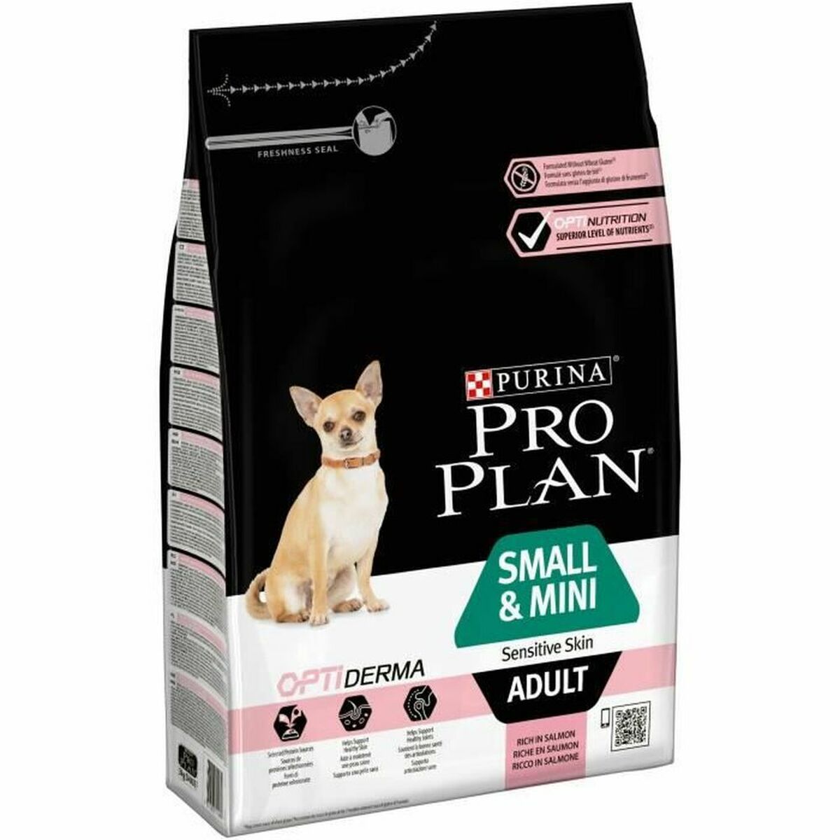 Foder Purina Small & Mini Adult Vuxen Lax Fisk 3 Kg
