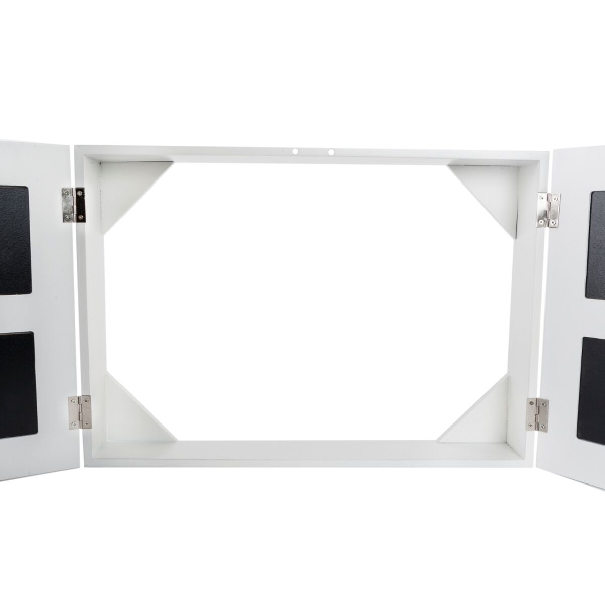 Dekorationslåda DKD Home Decor Vit Glas Trä MDF Romantisk Fotoramar Räknare - 2