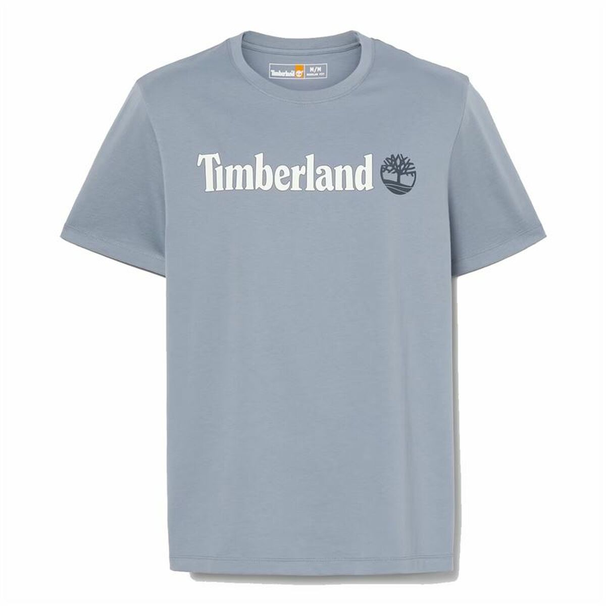 T-shirt med kortärm Herr Timberland Kennebec River Linear Logo