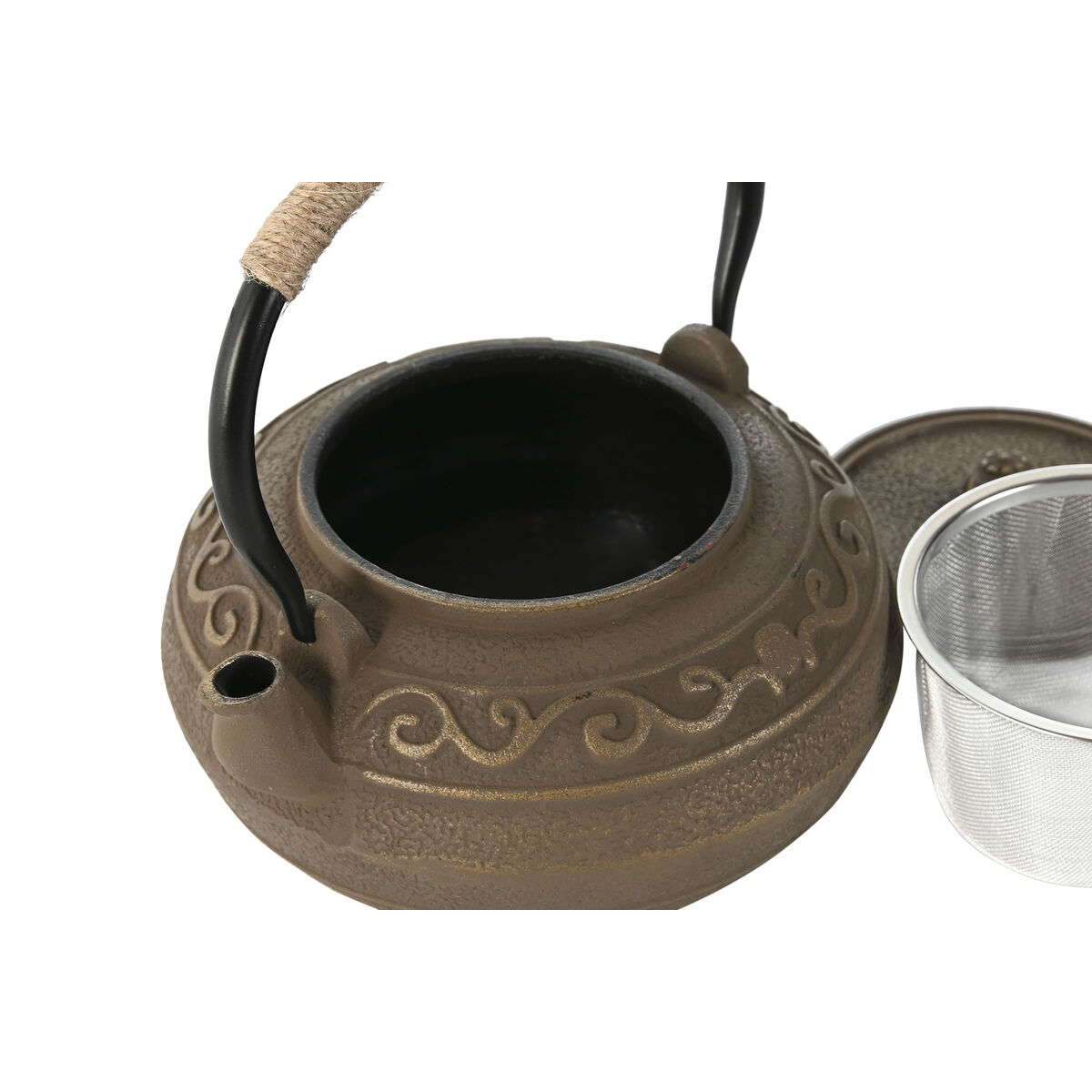 Tekanna Home ESPRIT Brun Grön Rostfritt stål Järn 1,3 L (2 antal) - 4