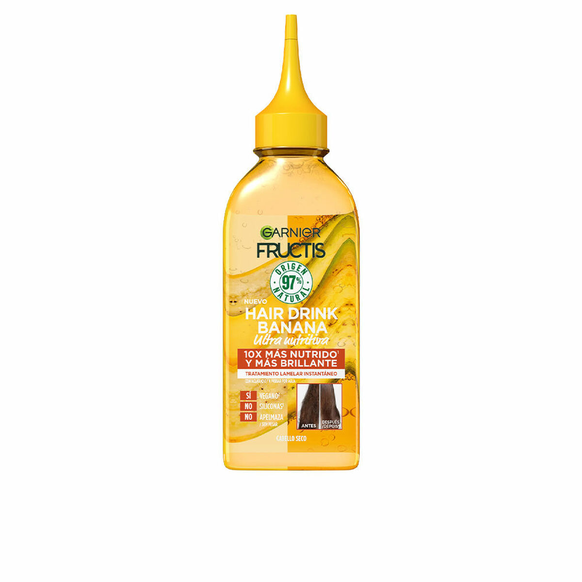Närande balsam Garnier Fructis Hair Drink 200 ml Vätska Banana