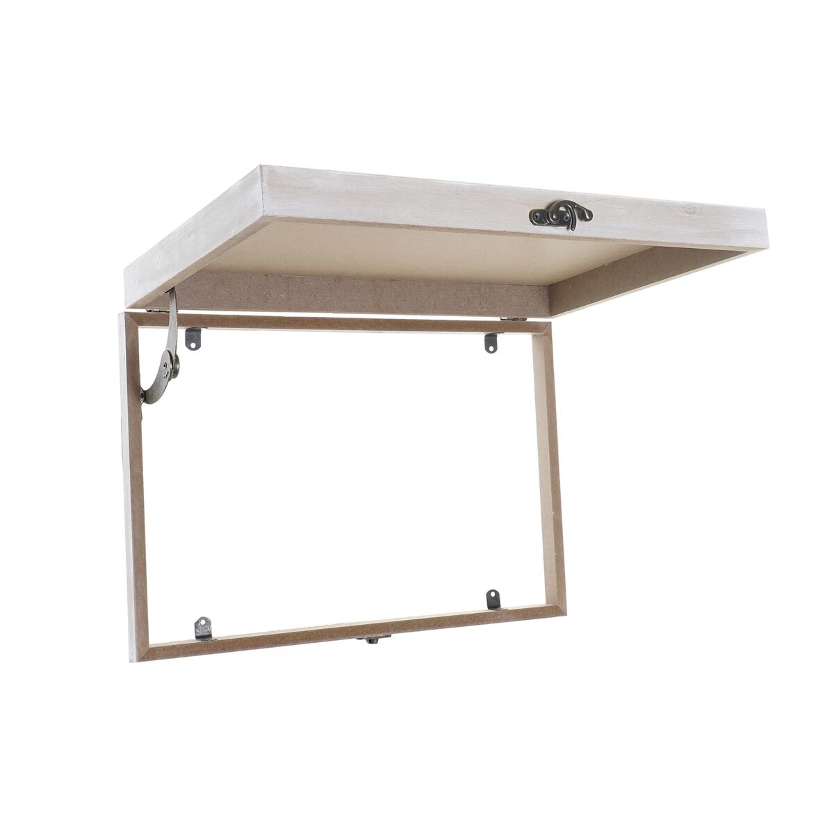 Dekorationslåda DKD Home Decor Svart Gyllene Trä MDF (2 antal) - 2