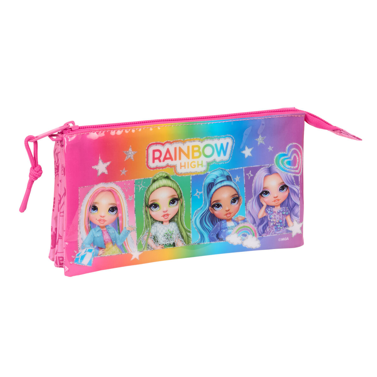 Bag Rainbow High Shine Multicolour 22 x 12 x 3 cm