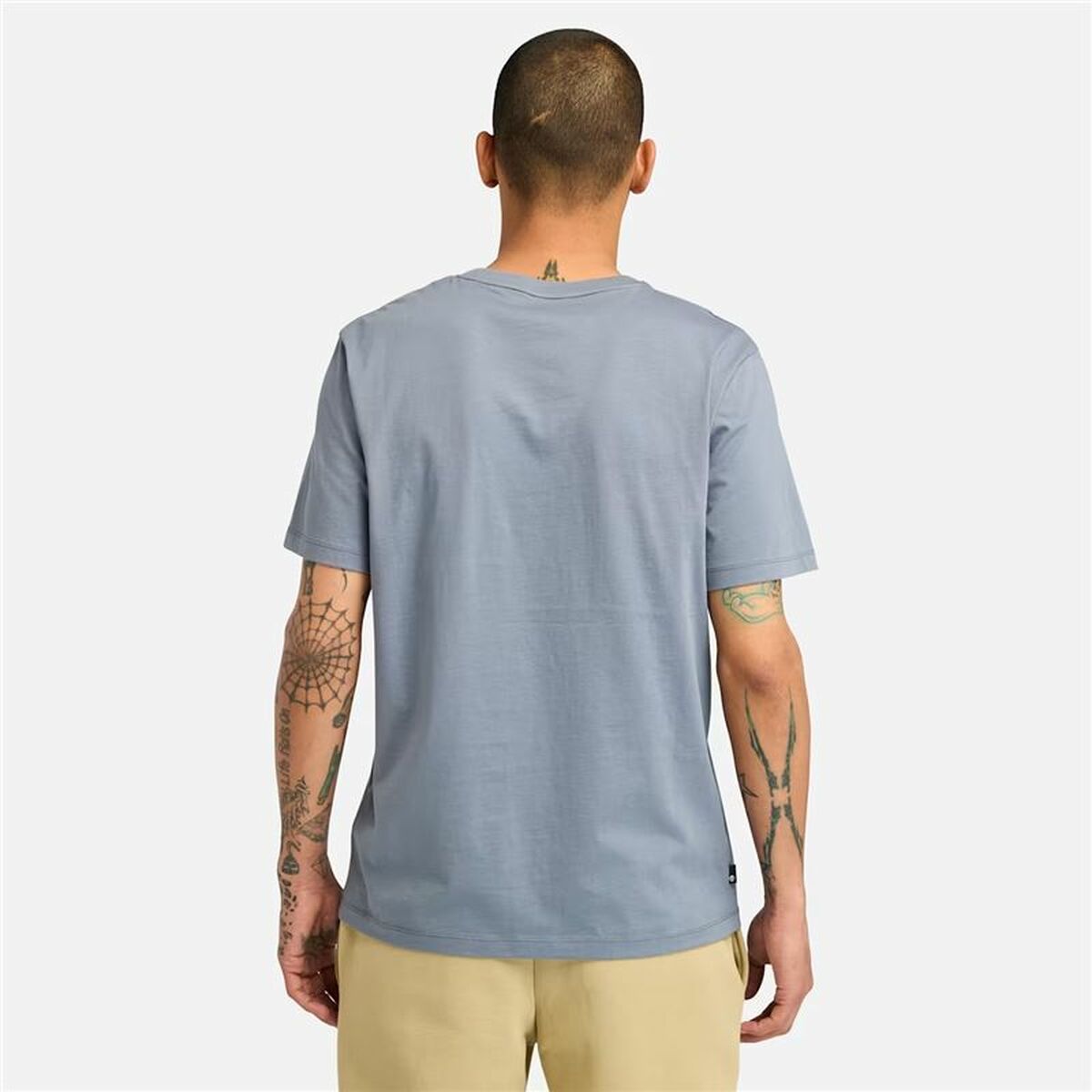 T-shirt med kortärm Herr Timberland Kennebec River Linear Logo - 5