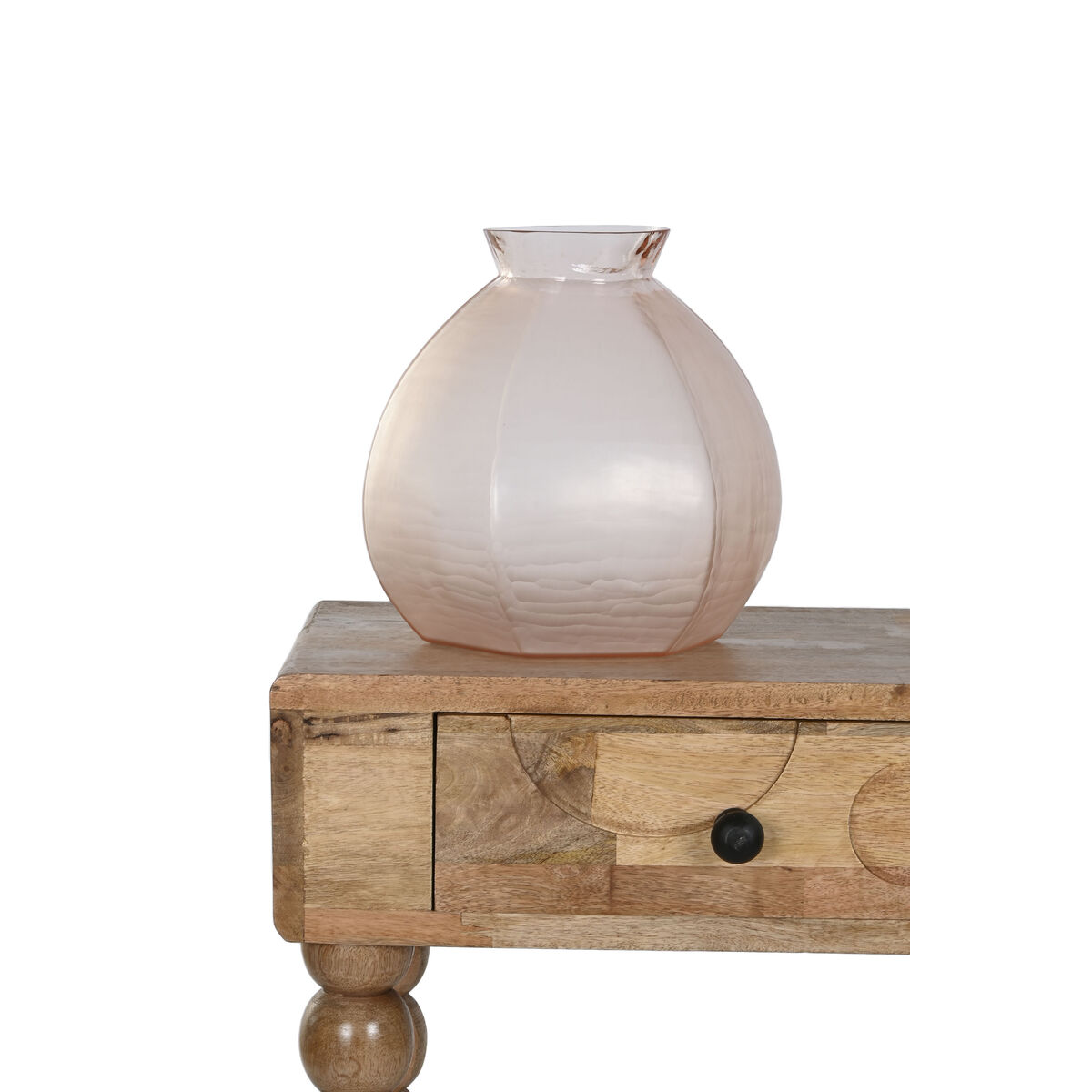 Vas Home ESPRIT Rosa Glas Modern 28 x 28 x 27 cm - 2