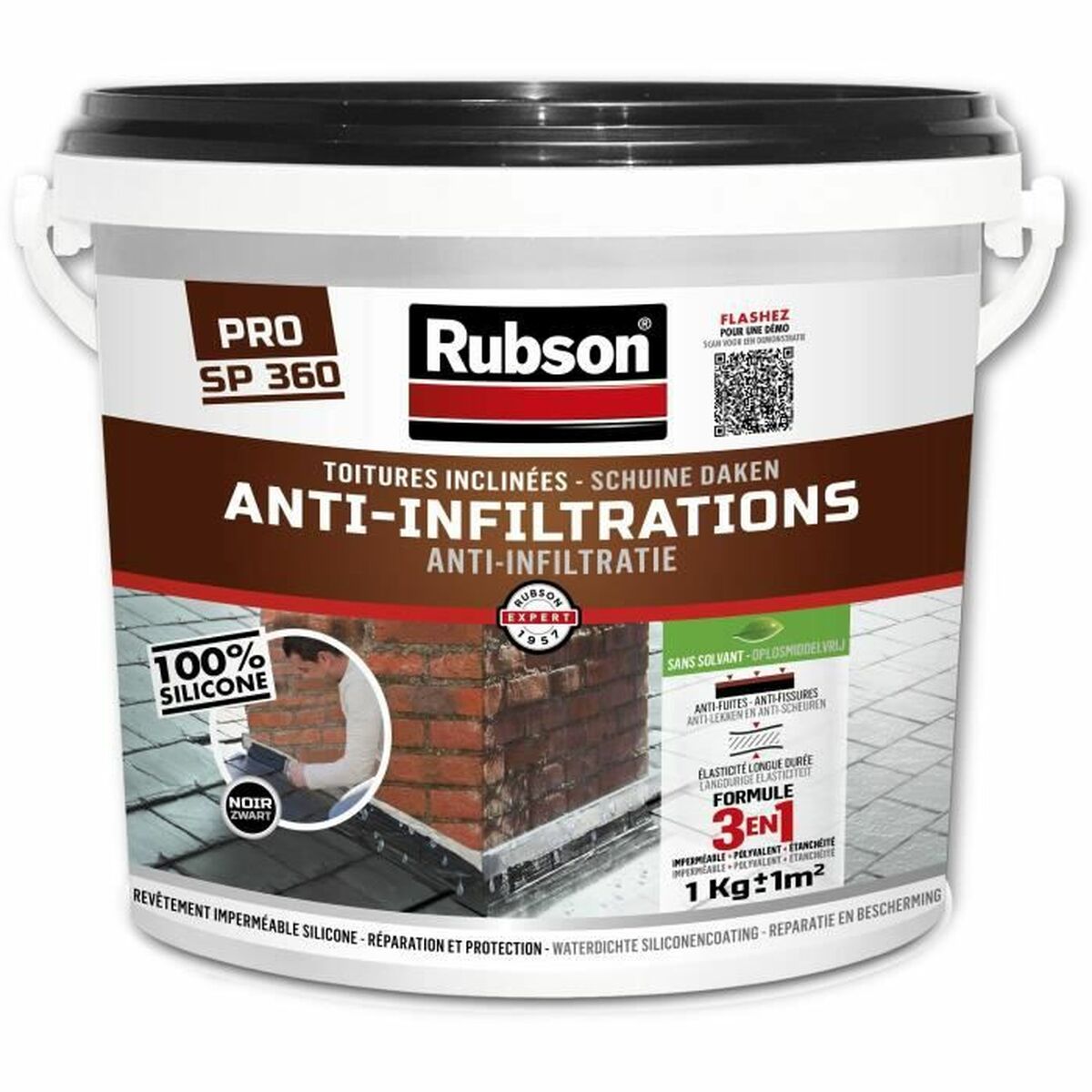 Måla Rubson noir 1 L
