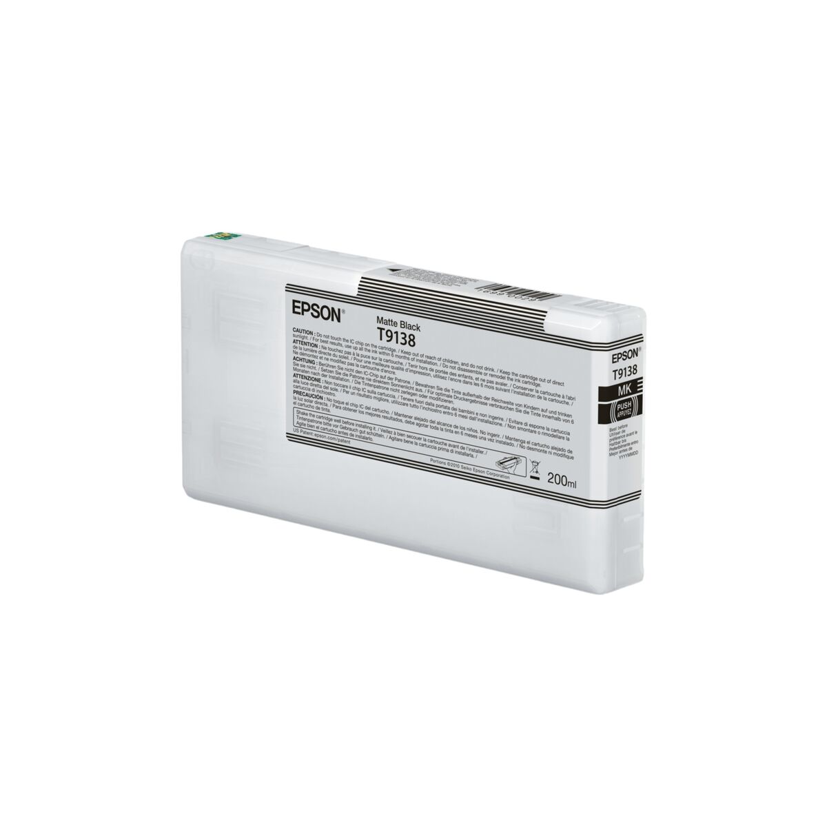 Original Bläckpatron Epson T9138 Svart matt