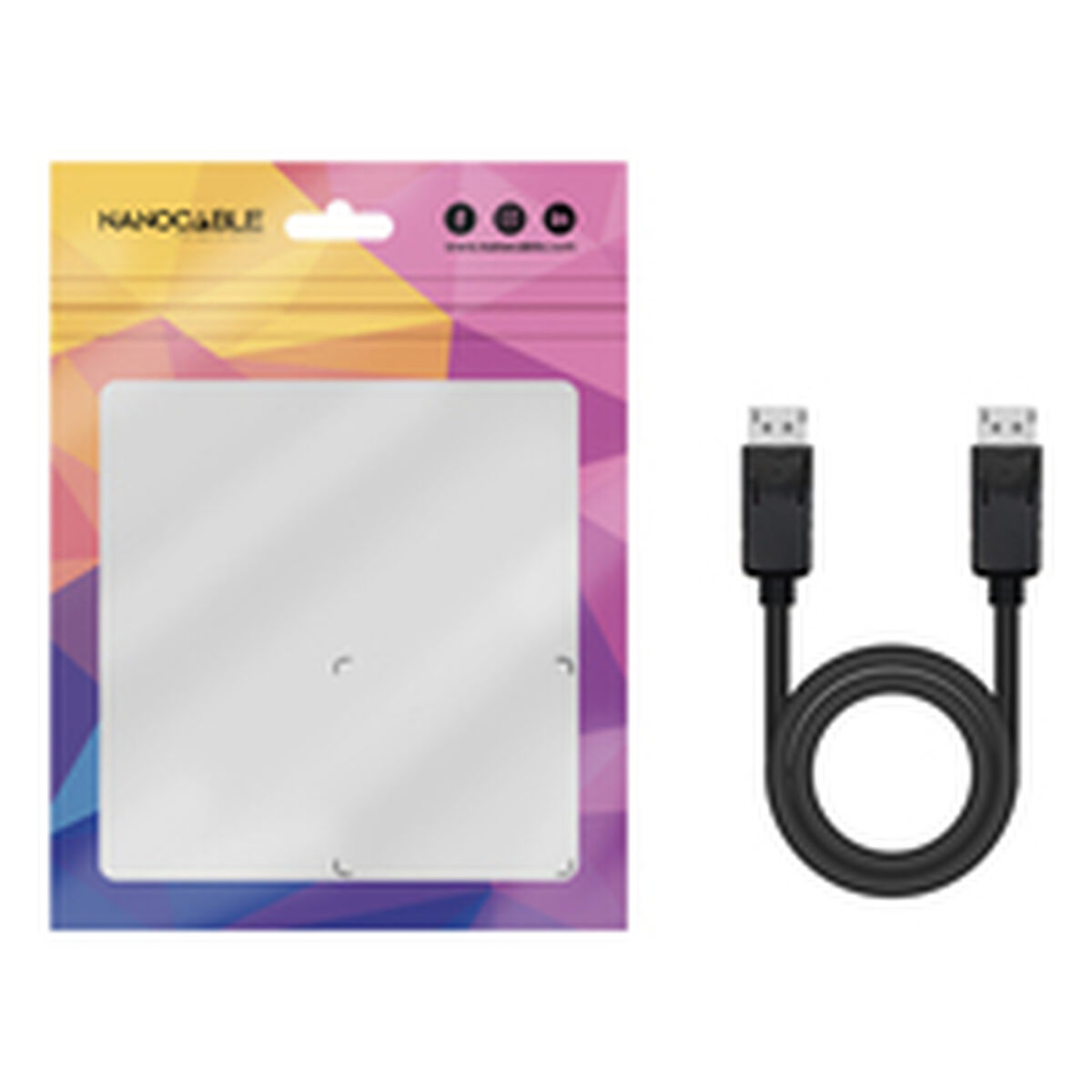 DisplayPort Kabel NANOCABLE 10.15.2705 Svart 5 m