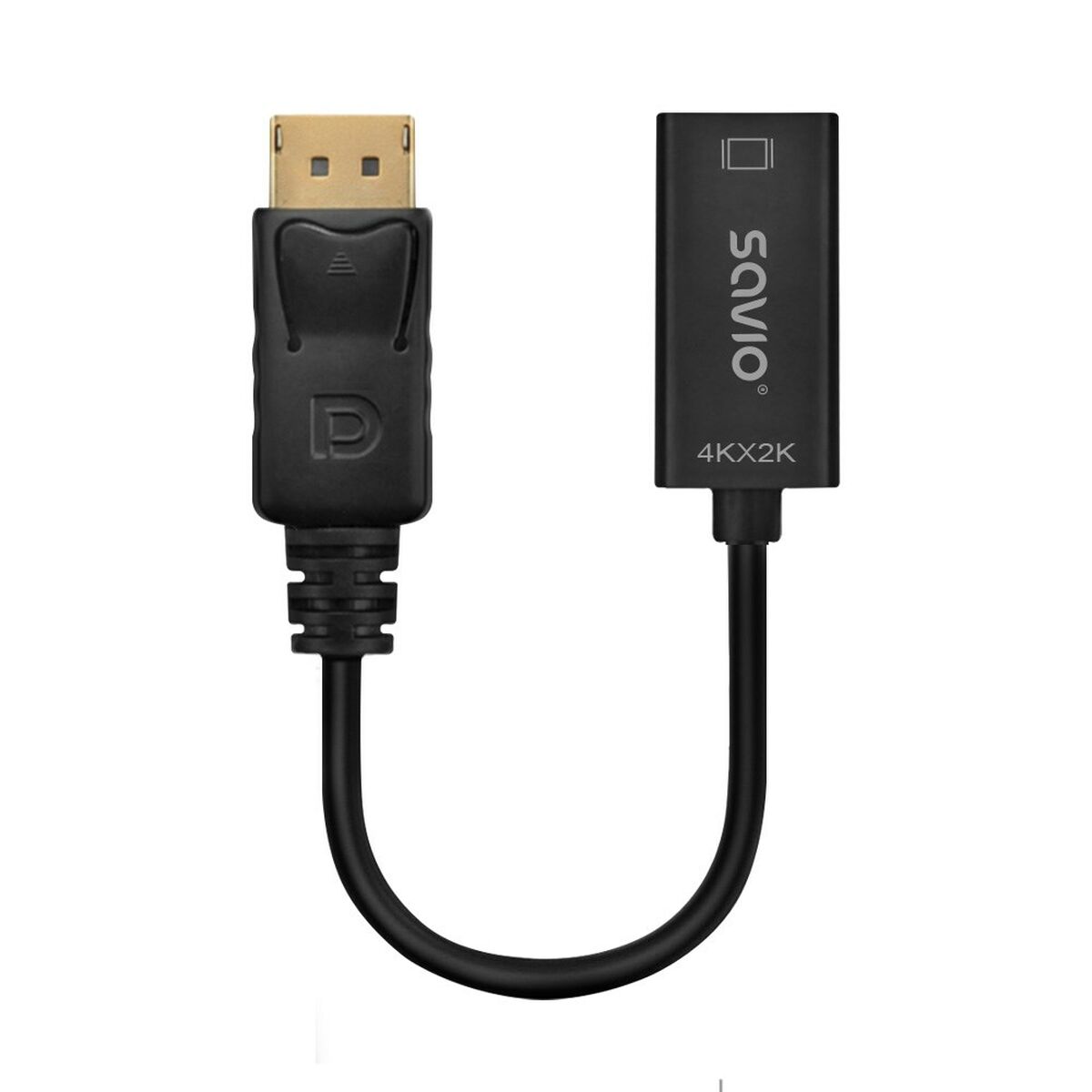 DisplayPort till HDMI Adapter Savio AK-62 20 cm - 6