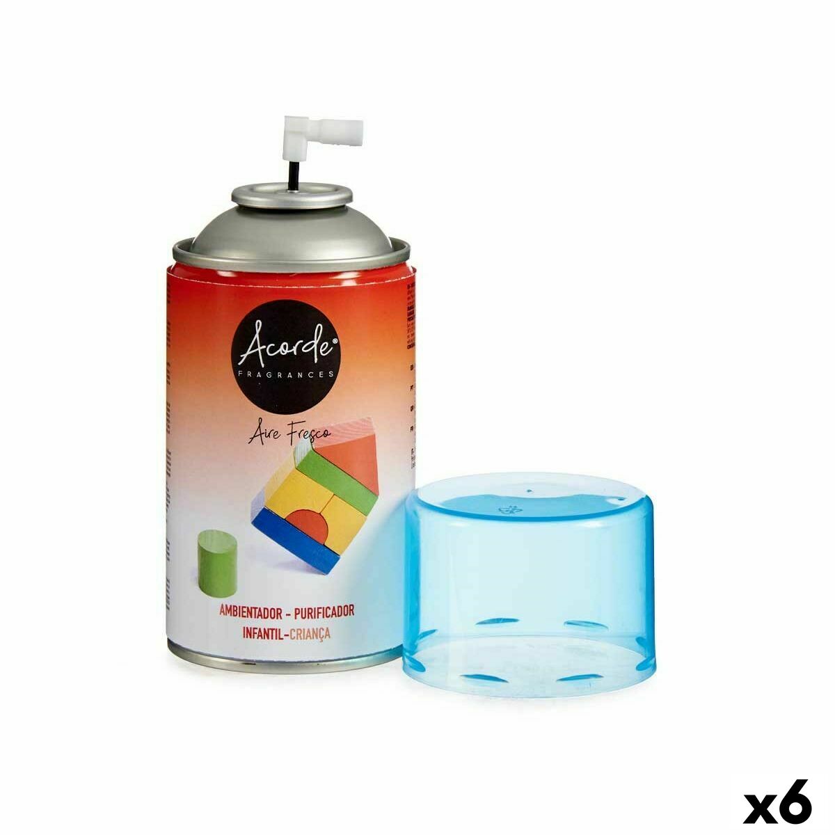 Refill Till Luftfräschare Acorde 55323 Barndeo 250 ml (6 antal)