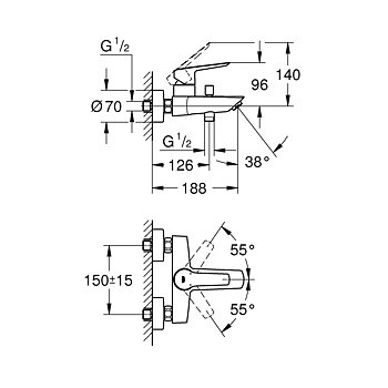 Blandare Grohe 23206002