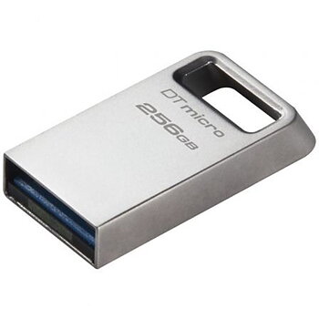 USB-minne Kingston DTMC3G2/256GB 256 GB Svart Silvrig