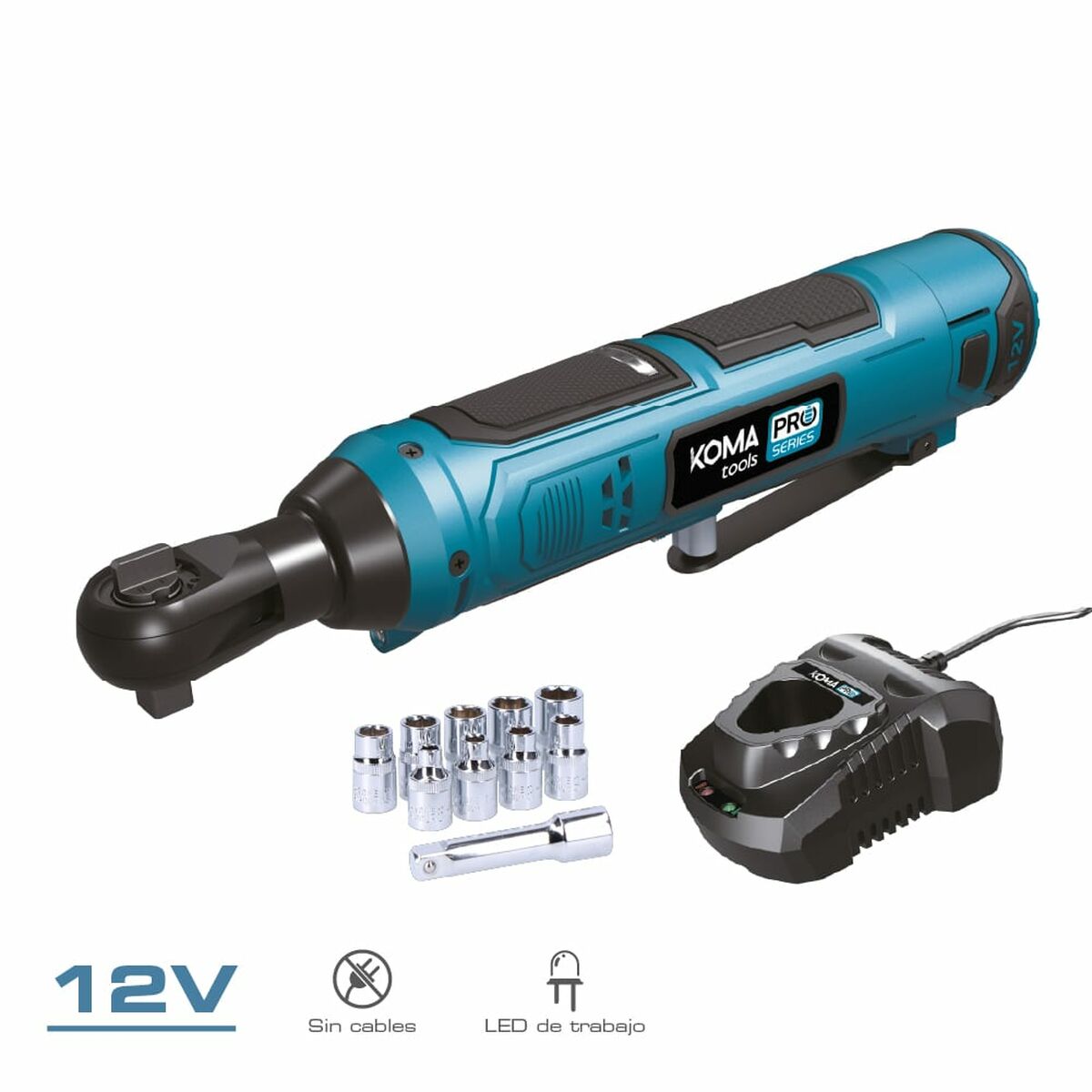 Hylsnyckelsats Koma Tools 8-19 mm - 2