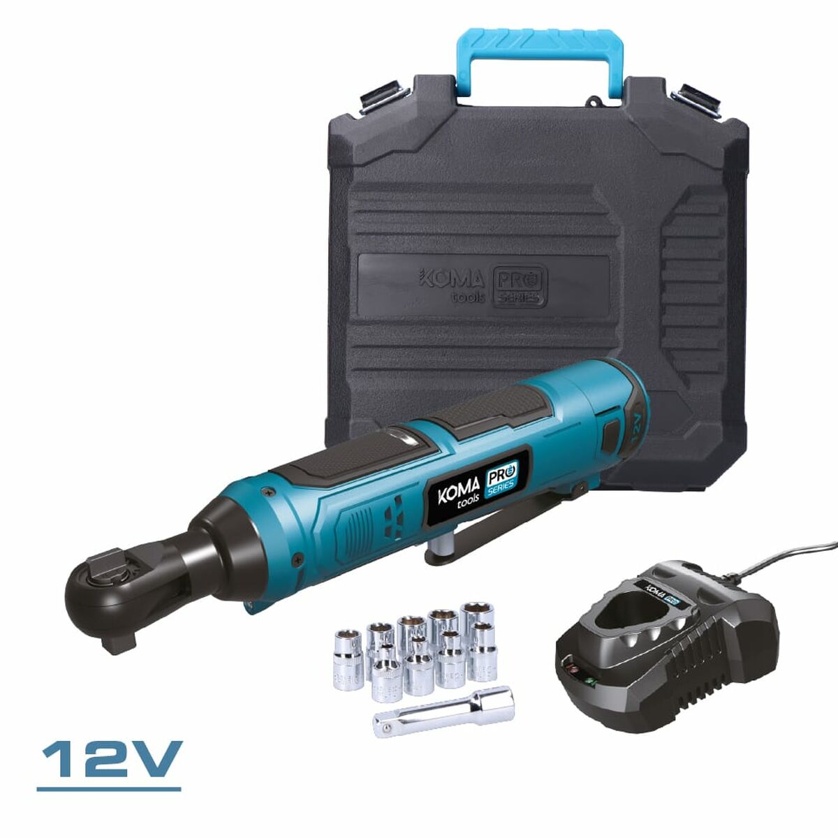 Hylsnyckelsats Koma Tools 8-19 mm - 3