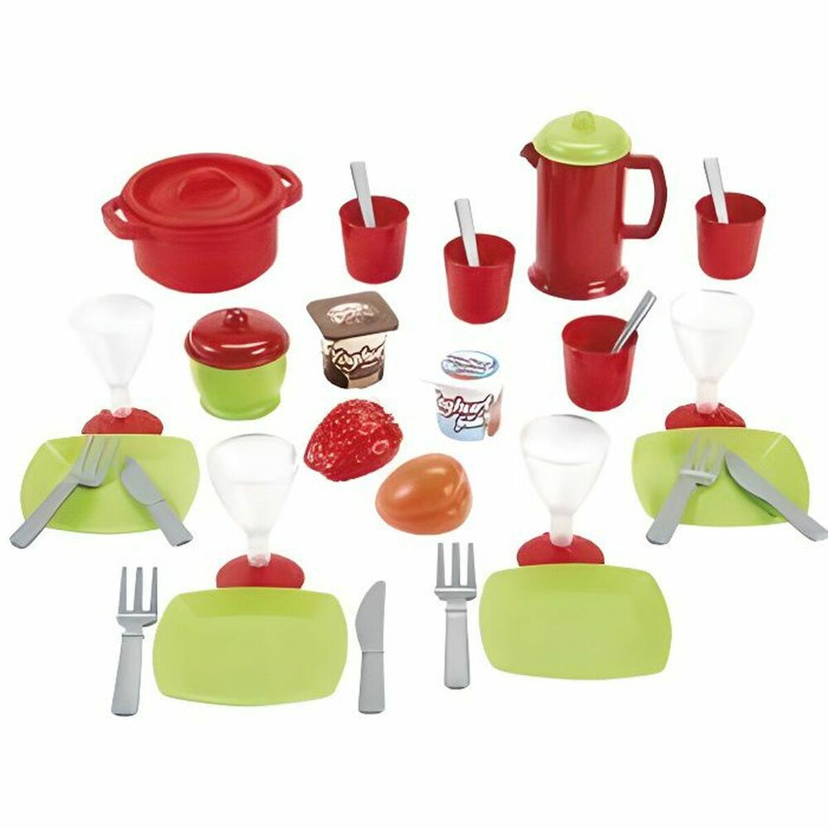 Servissats Ecoiffier Dinette Box 36 Delar - 4