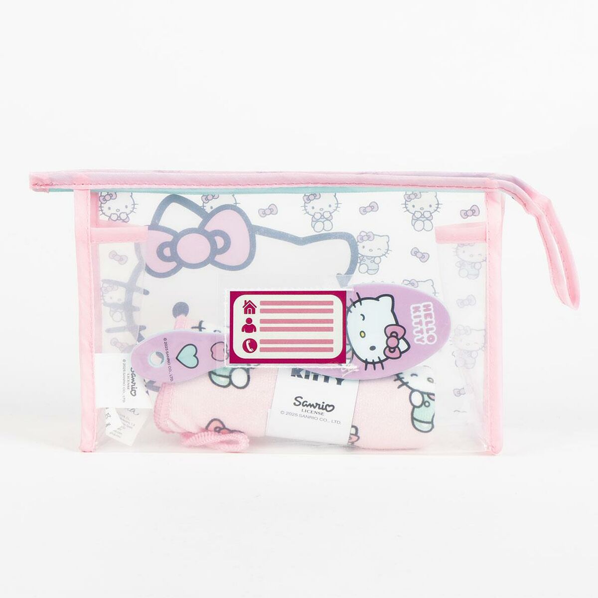 Necessär med accessoarer Hello Kitty Rosa 23 x 15 x 8 cm - 2