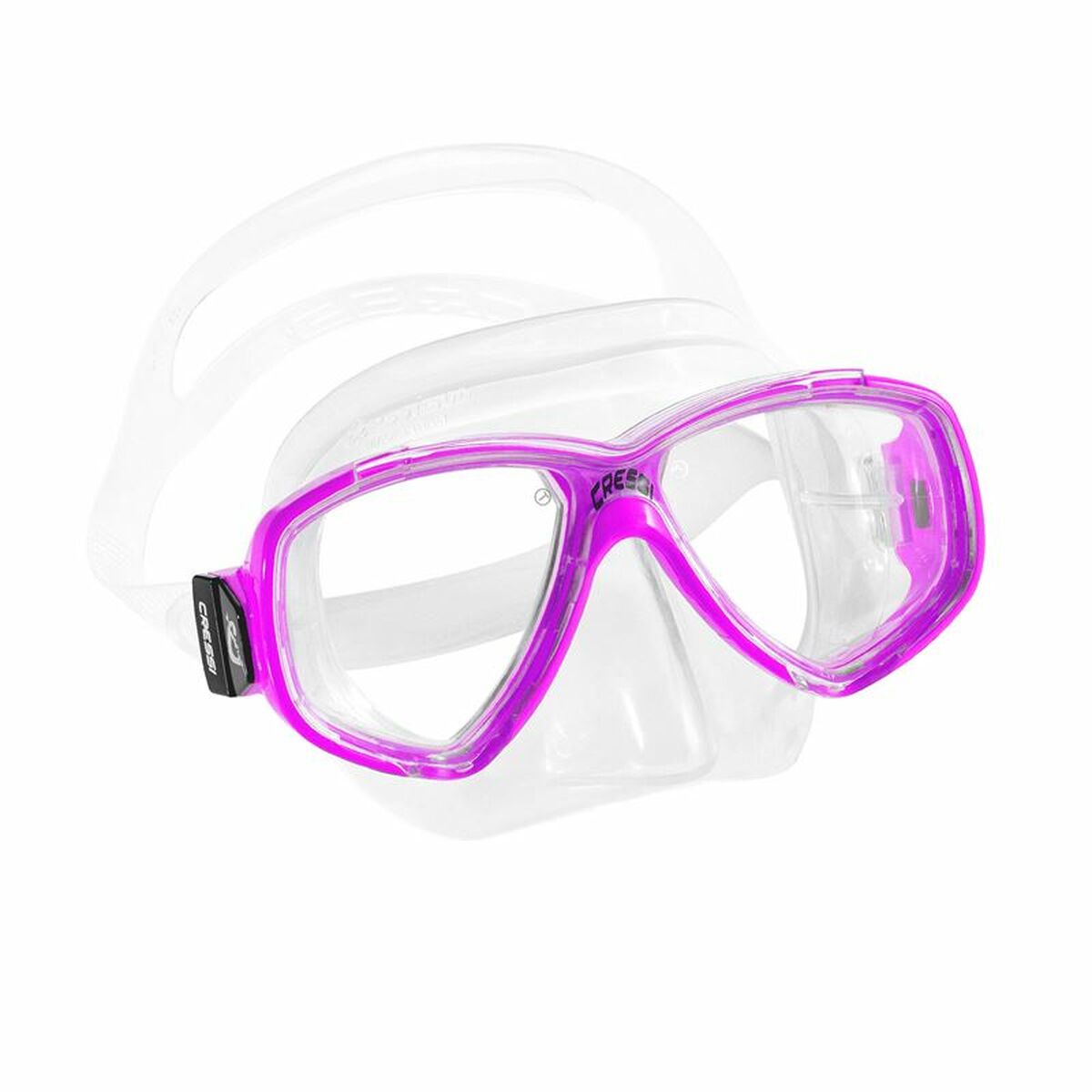 Dykmask Cressi Perla Rosa Transparent One size