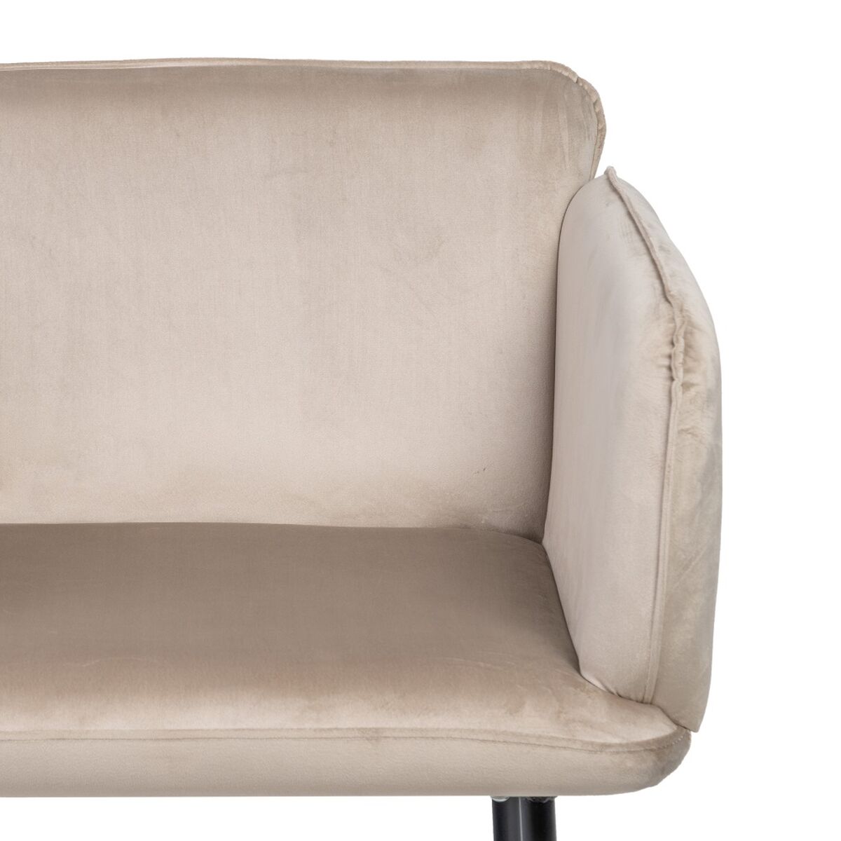 Fåtölj Syntetmaterial Beige Metall - 12