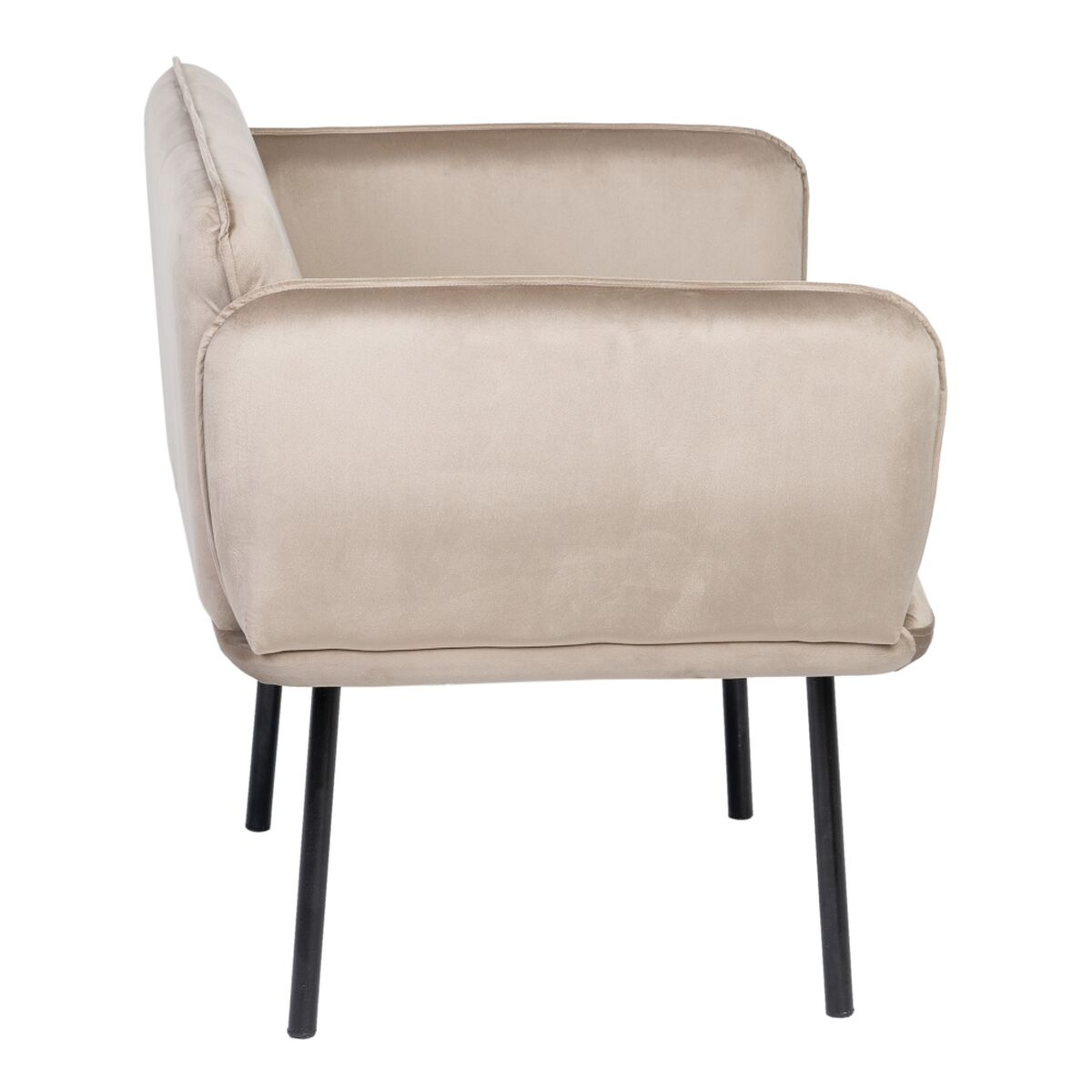 Fåtölj Syntetmaterial Beige Metall - 10