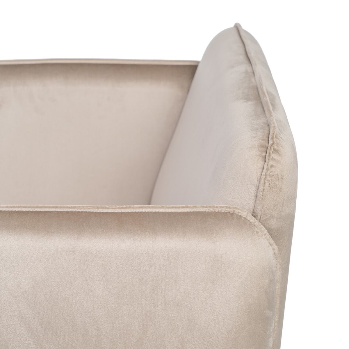 Fåtölj Syntetmaterial Beige Metall - 14